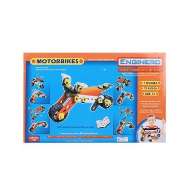 Enginero Plastic Bike Construction Set 72 Pieces